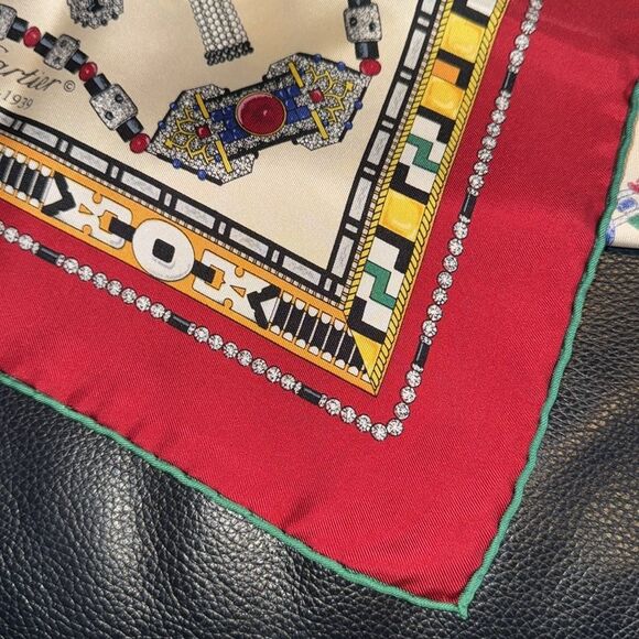 Cartier Silk Twill Jewelry Print Scarf - Picture 8 of 14